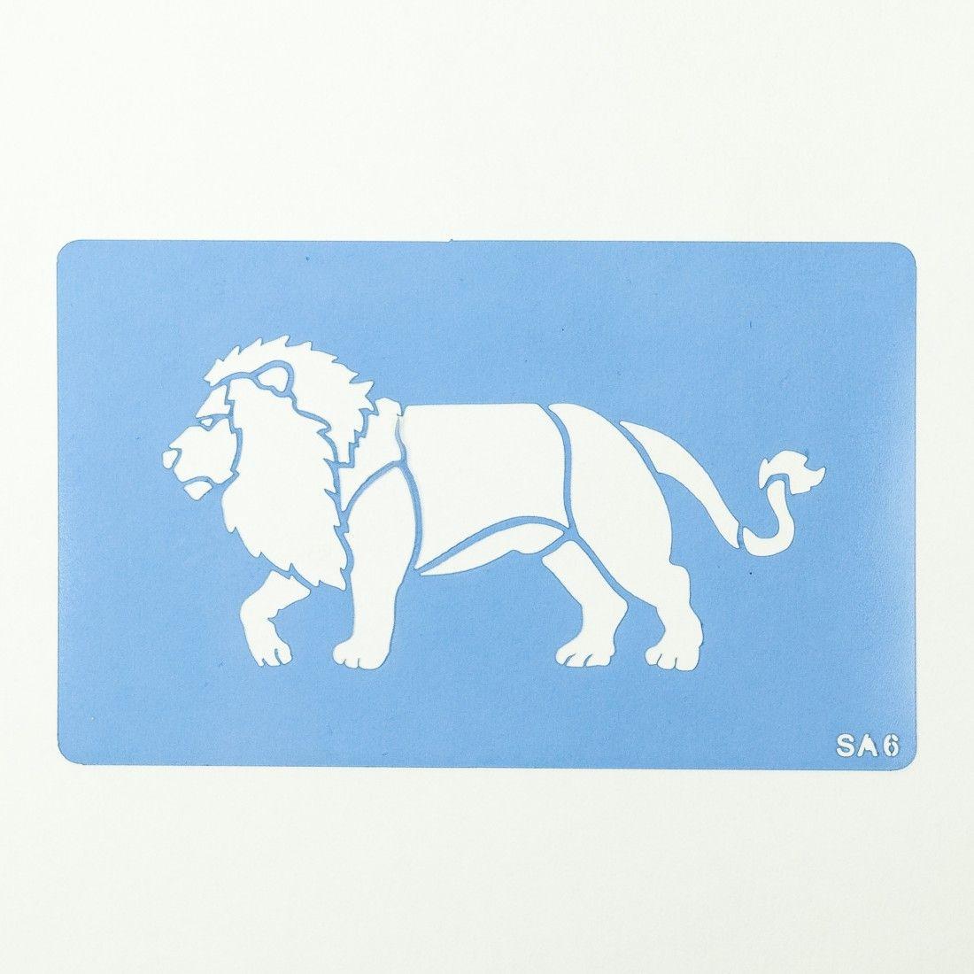 In Full Body Lion Logo - PME Lion Full Body Stencil