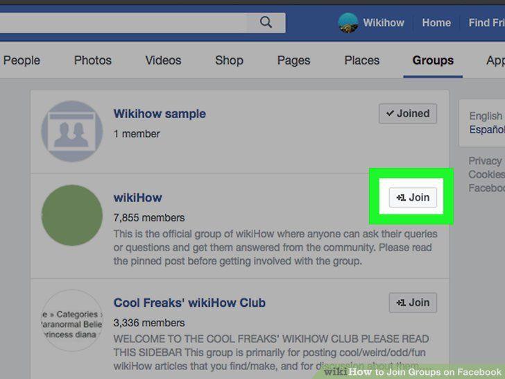 D 3 New Facebook Logo - How to Join Groups on Facebook: 10 Steps (with Pictures) - wikiHow