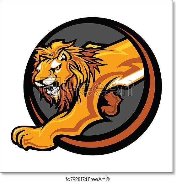 In Full Body Lion Logo - Free art print of Lion Mascot Body Vector Graphic. Graphic Mascot ...