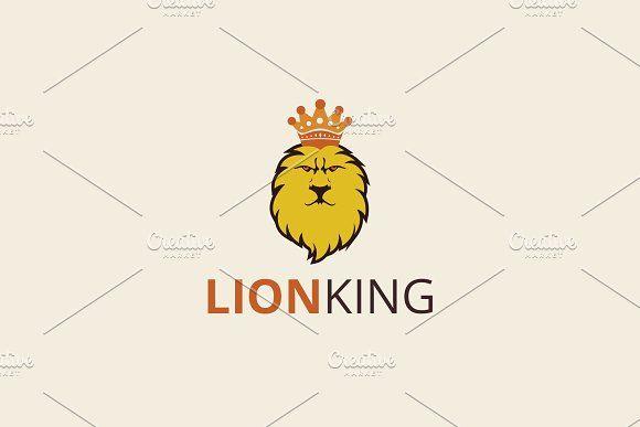 In Full Body Lion Logo - Lion King Logo ~ Logo Templates ~ Creative Market