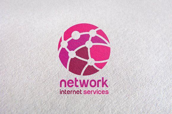 Internet Network Logo - Tech / Network / Internet / Connect Logo Templates Creative Market