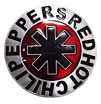 Red Hot Chili Peppers Logo - Red Hot Chili Peppers Logo Enamel Finish Metal BELT