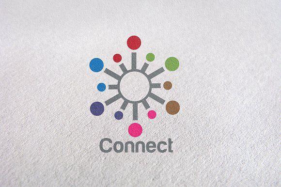 Internet Network Logo - Tech, Network, Internet, Connection Logo Templates Creative Market