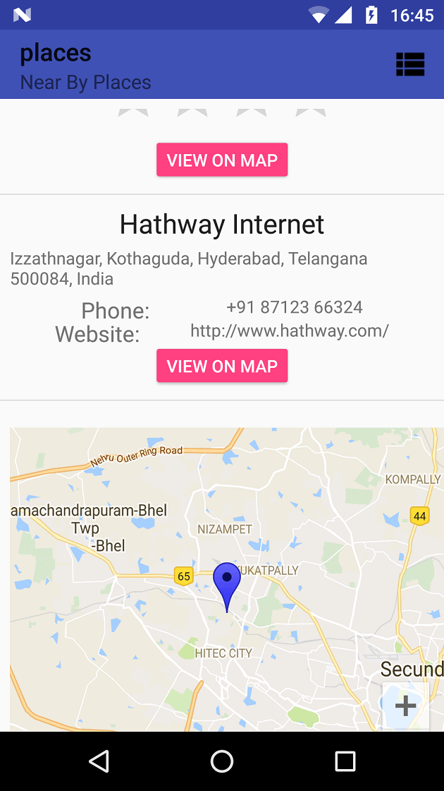Google Places Nearby Logo - Current Location and Nearby Places Android Example