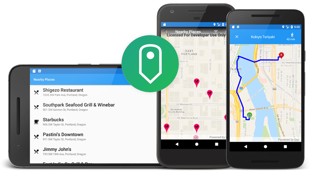 Google Places Nearby Logo - Nearby Places for Android. ArcGIS for Developers