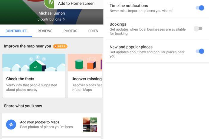 Google Places Nearby Logo - New Google Maps beta brings Contributions, notification changes ...
