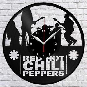 Red Hot Chili Peppers Logo - Details about Red Hot Chili Peppers Vinyl Record Wall Clock Decor Fan Art Original Gift