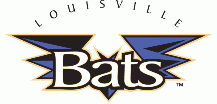Bats Logo - Louisville Bats Primary Logo - International League (IL) - Chris ...