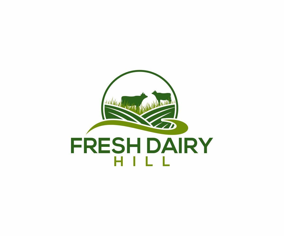 Green M Company Logo - Upmarket, Modern, It Company Logo Design for Fresh Dairy Hill