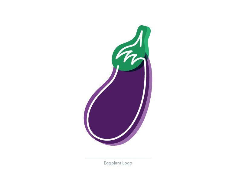 Eggplant and Grey Logo - Eggplant Logo