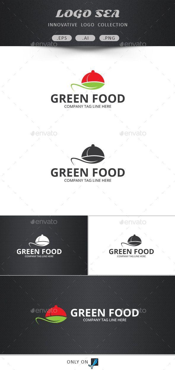 Green M Company Logo - Green Food Vector Logo. Vectors Design. Logo design, Logos, Logo