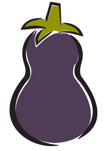 Eggplant and Grey Logo - Eggplant Events