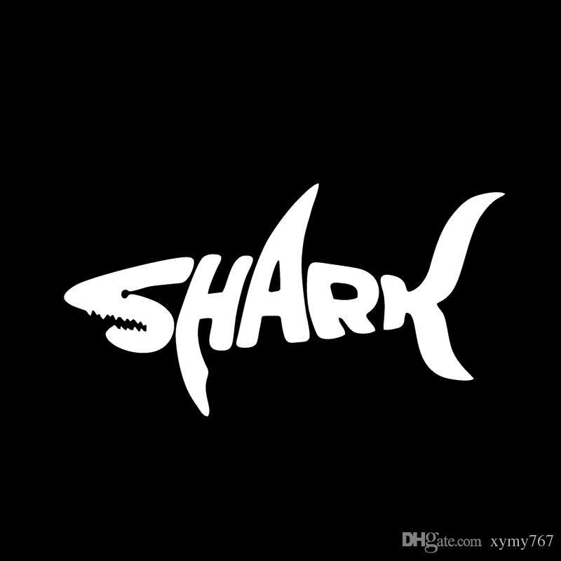Cool Shark Logo - 2019 2017 Hot Sale Cool Graphics Car Styling Letter Personality ...