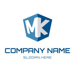 Blue M with Lines Logo - Free M Logo Designs | DesignEvo Logo Maker