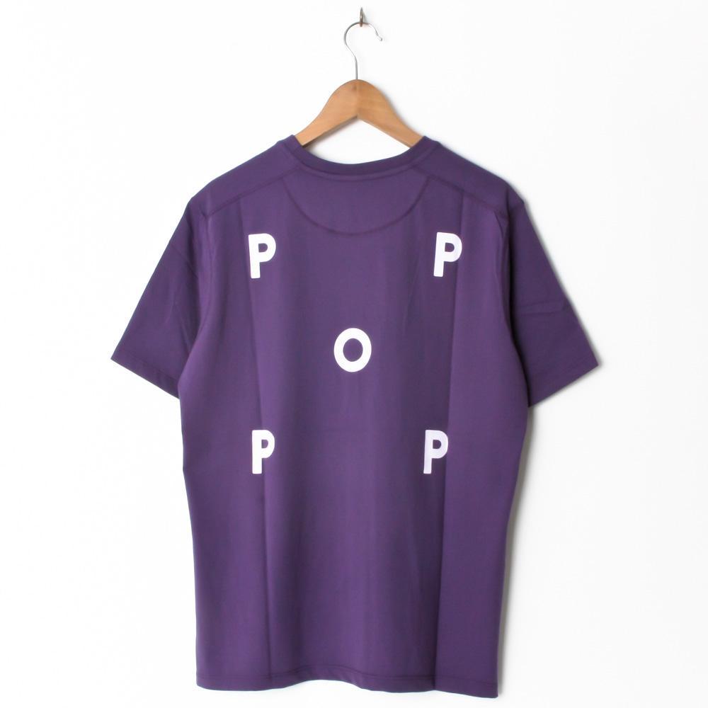 Eggplant and Grey Logo - Pop Trading Company Pop Logo Eggplant (Back Print) – Palomino