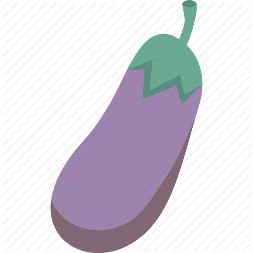 Eggplant and Grey Logo - Aubergine, brinjal, eggplant, purple, vegetable icon
