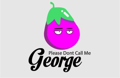 Eggplant and Grey Logo - Entry by hiruchan for Design a Logo for George with an