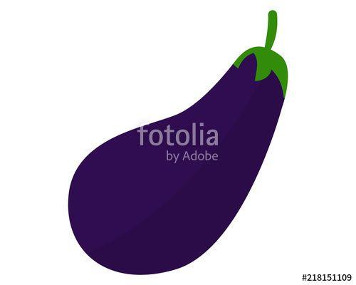 Eggplant and Grey Logo - Eggplant image vector icon logo