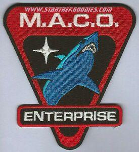Cool Shark Logo - COOL Uniform PATCH M.A.C.O. SHARK LOGO from Star Trek: Enterprise