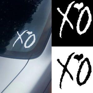 Xo Logo - The Weeknd XO Vinyl Sticker Car Truck Window Laptop Macbook Wall