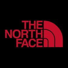Red Face Logo - The North Face Logo Vinyl Sticker Red 2.5''