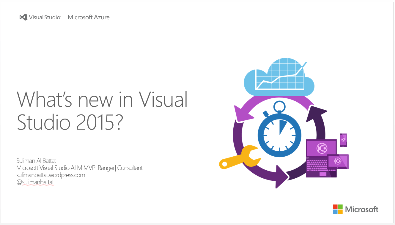 Team Foundation Server Logo - Presenting What's new in Visual Studio 2015 and Team Foundation