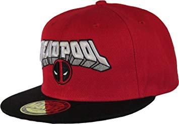 Red Face Logo - Marvel Deadpool Face And Logo Snapback Cap (Black Red): Amazon.co.uk