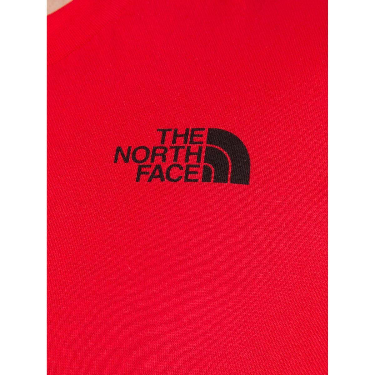 Red Face Logo - The North Face Men's Simple Dome Logo T Shirt, Red Men's T Shirt
