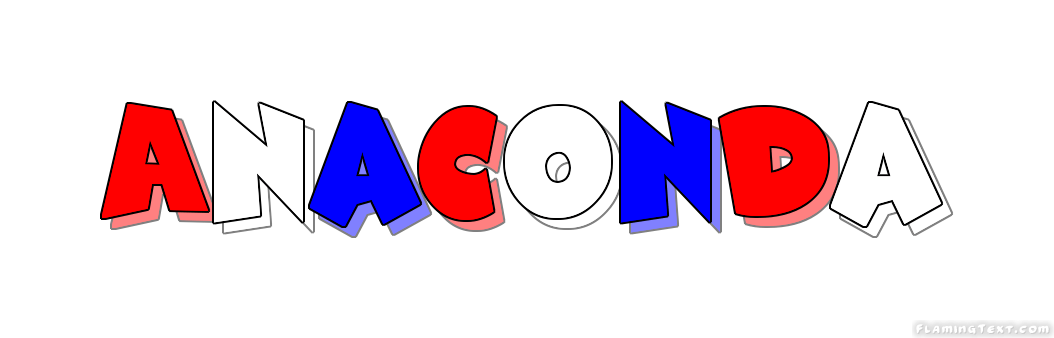 Anaconda Logo - United States of America Logo | Free Logo Design Tool from Flaming Text