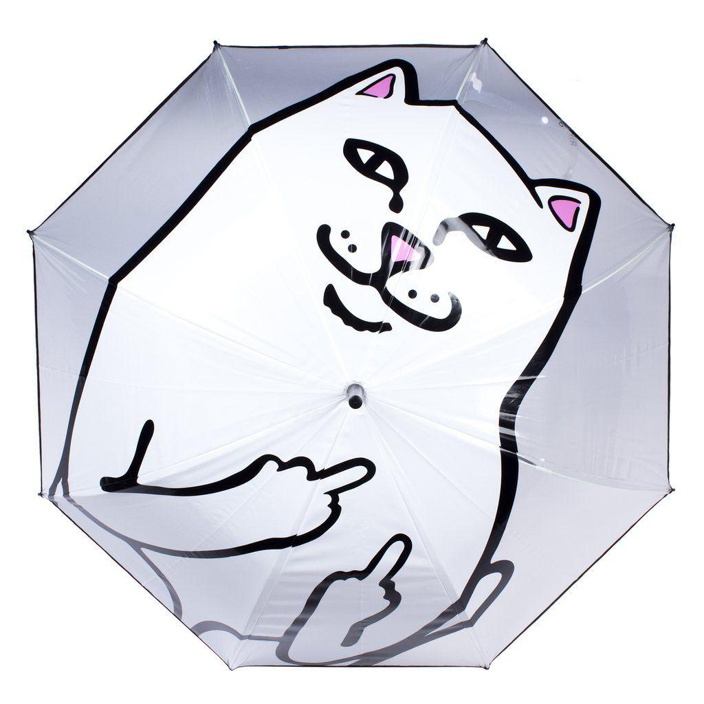 Transperent Ripndip Cat Logo - Lord Nermal Umbrella (Clear) – RIPNDIP