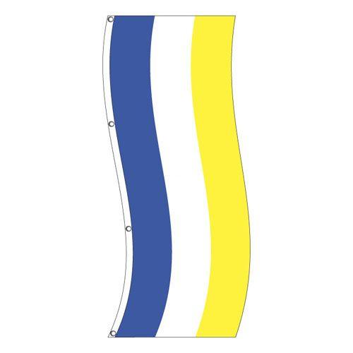 Yellow Blue and White Logo - Action/Message Flag - AUSTIN FLAG AND FLAGPOLE, INC.8407 SOUTH 1ST ...