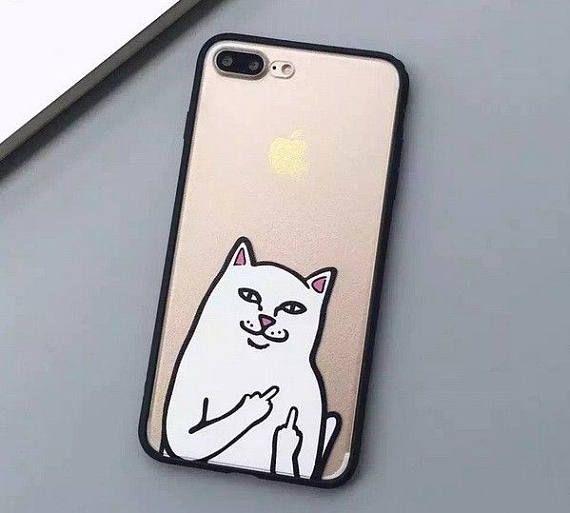 Transperent Ripndip Cat Logo - Transparent Ripndip cat inspired Iphone case / 5 / 6S / 6 | Phone ...