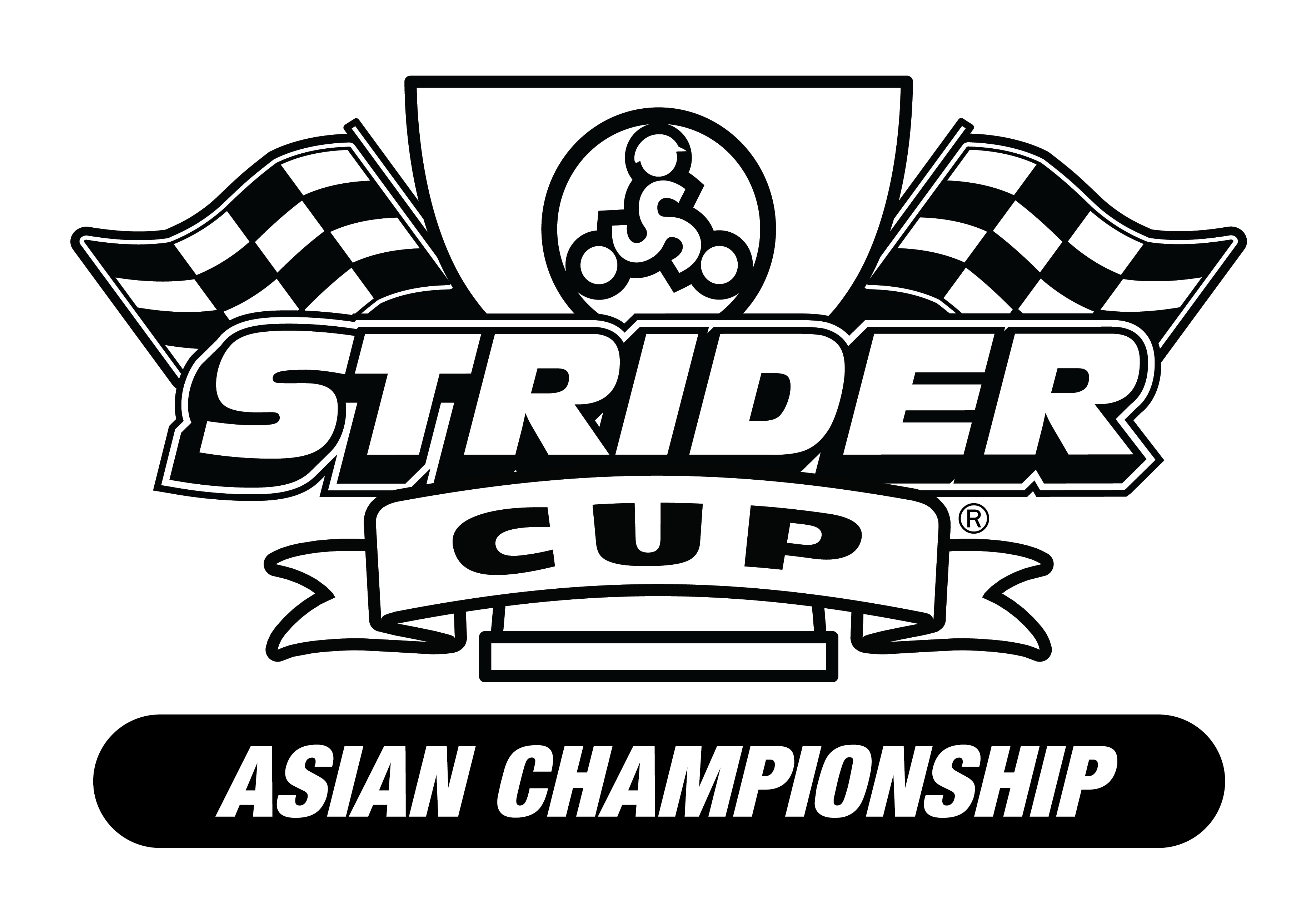 Asian Black and White Logo - strider distributor portal