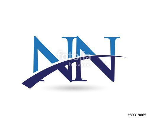 Nn Logo - NN Logo Letter Swoosh