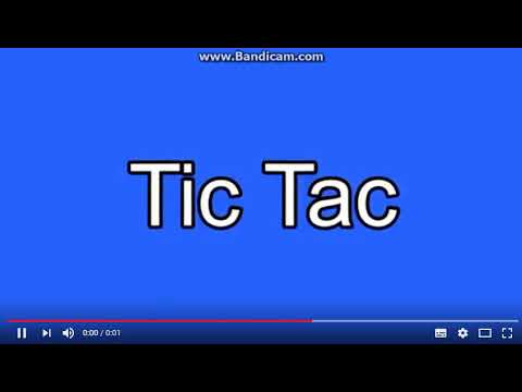 Tic Tac Logo - Tic Tac logo - YouTube