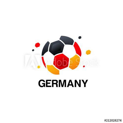 Abstract Soccer Logo - Abstract Germany Football Logo designs vector, Soccer championship