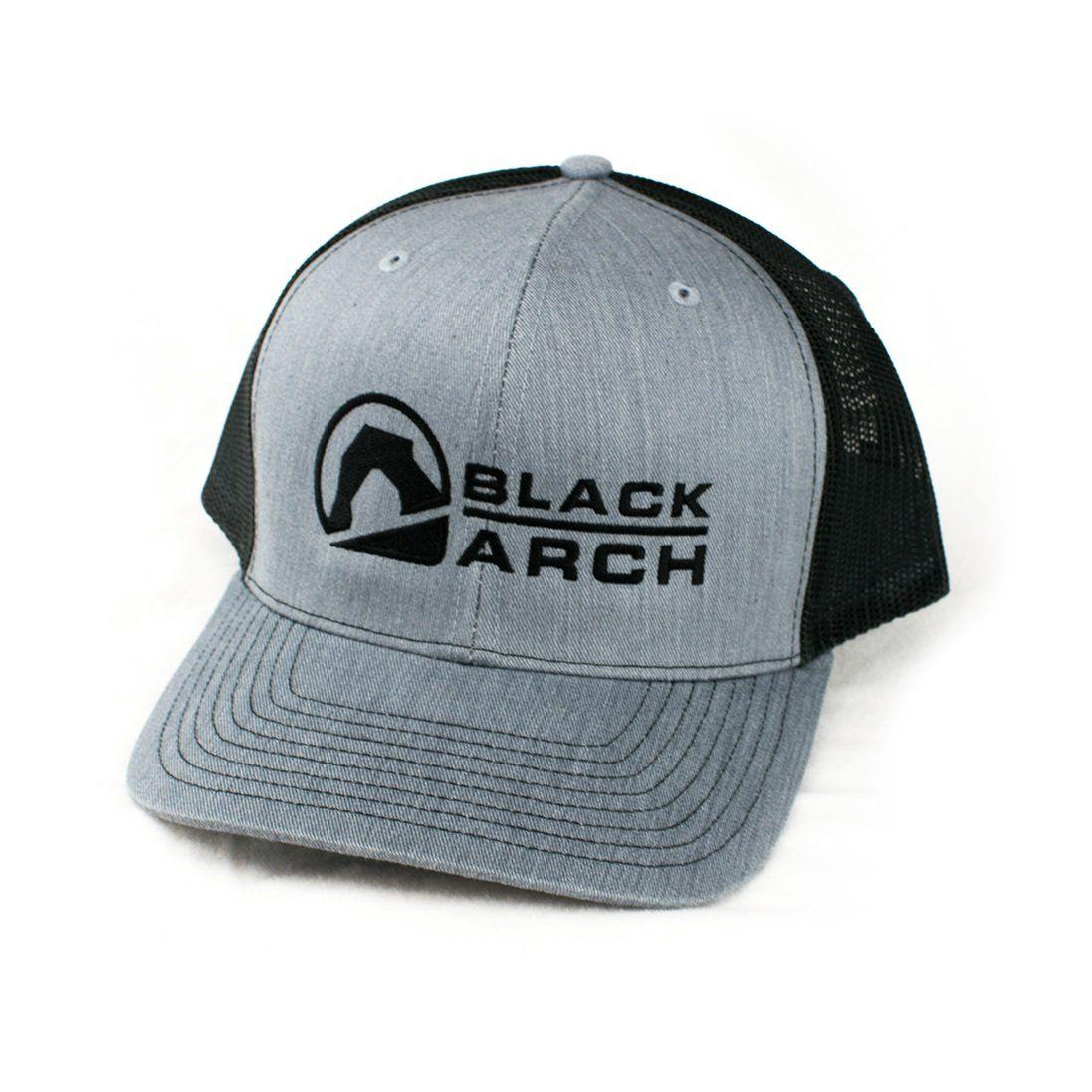 Black Arch Logo - Black Arch Logo Trucker Hat Arch Holsters