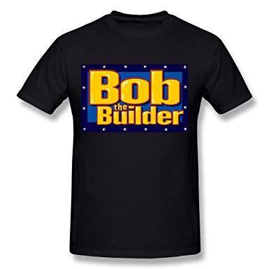 Bob the Builder Logo - YungGoo Men's Bob The Builder Logo T Shirt: Amazon.co.uk: Clothing