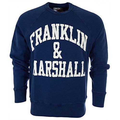 Black Arch Logo - Franklin & Marshall - Black Arch Logo Sweatshirt - Mens - Marshall ...