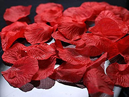 5 Petals Flower with Red Logo - Rose Petals In Red Petal Flower Table Decoration Decoration 5