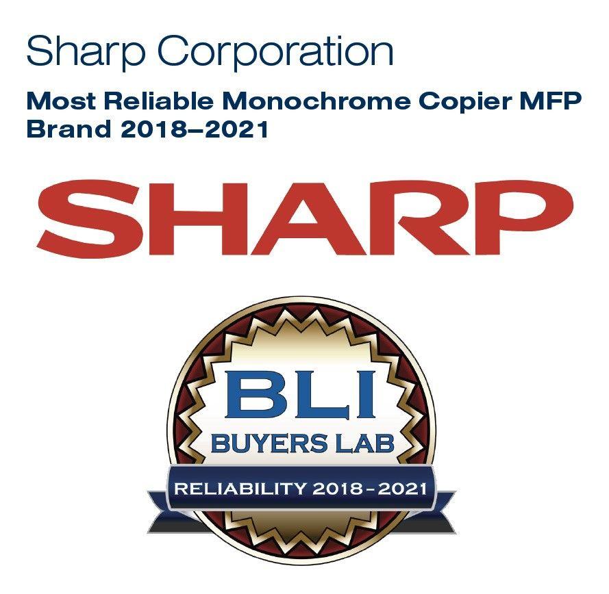 Sharp Copier Logo - Sharp Awarded Most Reliable Mono Photocopier Range