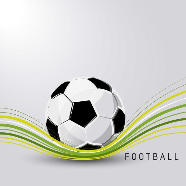 Abstract Soccer Logo - Football soccer ball sport vector abstract illustration background ...