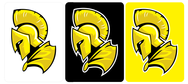 Black and Gold Sports Logo - Spartan Logo Creamer's Sports Logos Community