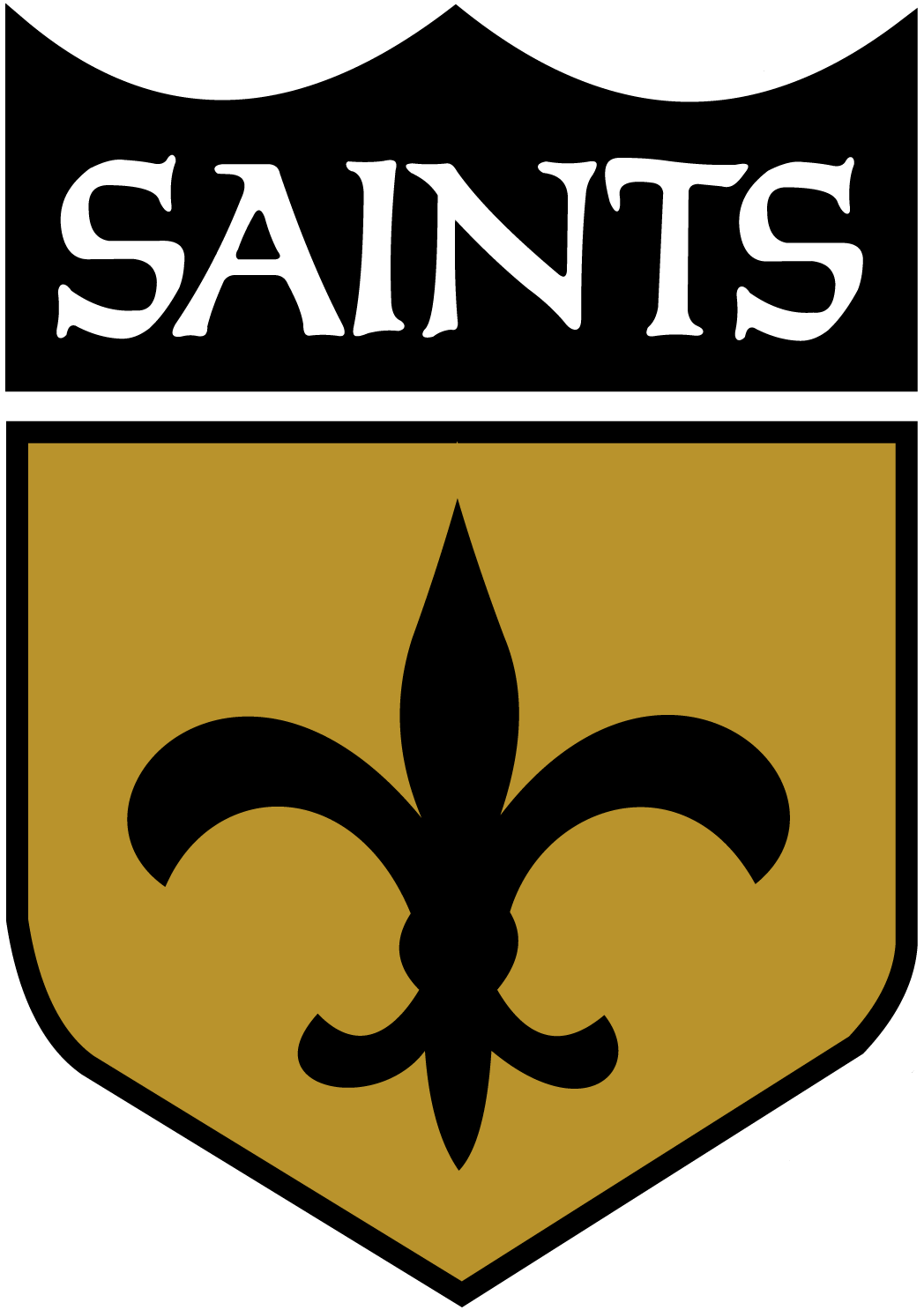 Black and Gold Sports Logo - New Orleans Saints Alternate Logo - National Football League (NFL ...