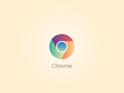 Chrome Logo - Google Chrome Icon - Experiment by matt rossi | Dribbble | Dribbble