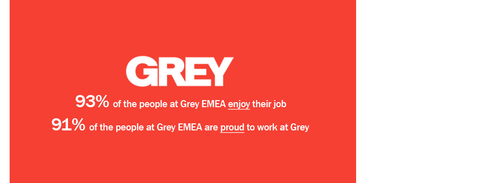 Grey Group Logo - Grey EMEA Employee Engagement Survey. Grey Advertising EUROPE
