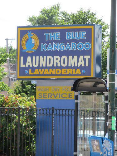 Blue Kangaroo Laundromat Logo - Flickriver: Photoset 'Belmont Cragin' by Zol87