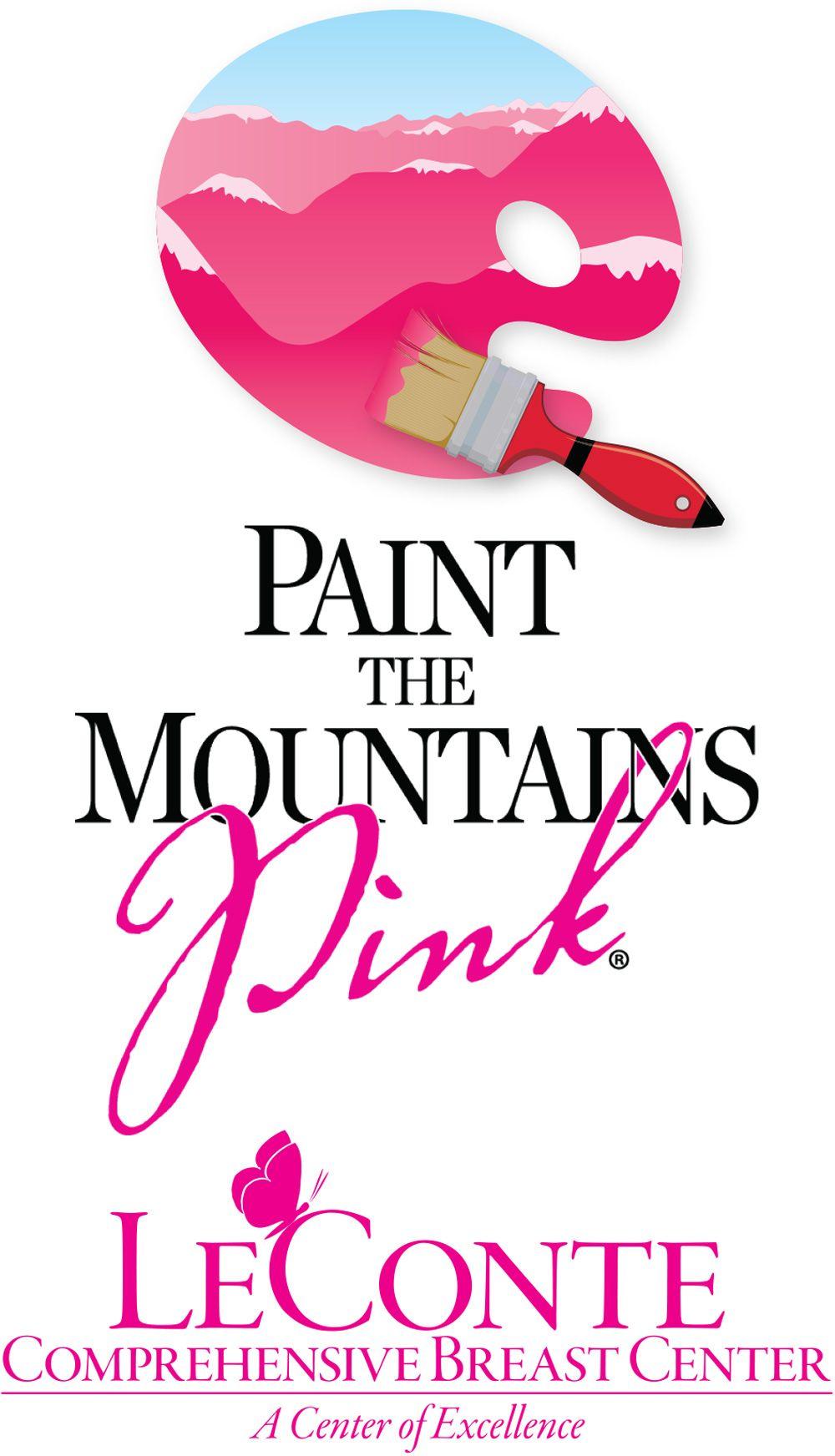 Mountains with Pink Logo - Combined Paint the Mountains Pink and Leconte Comprehensive Breast ...