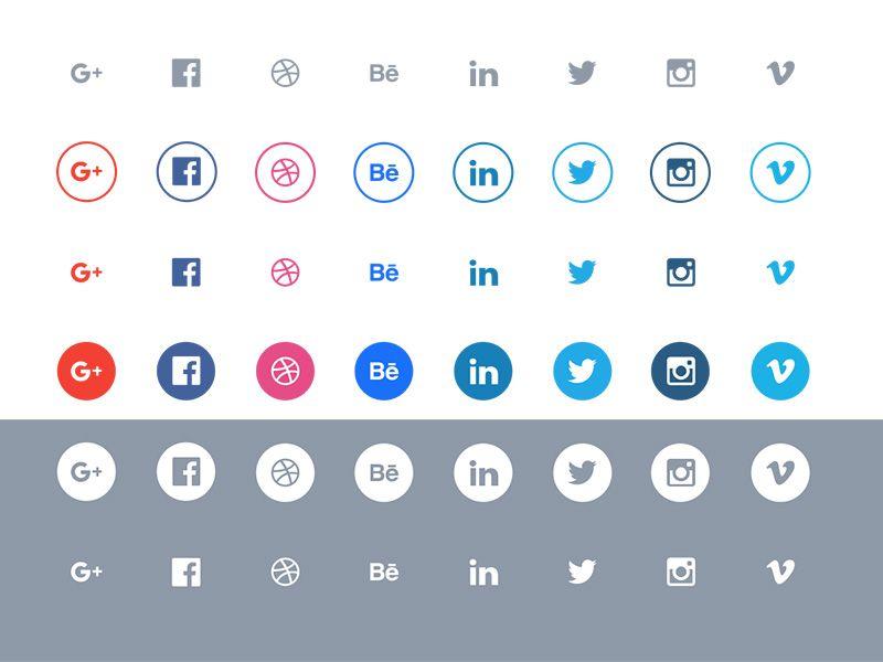 LinkedIn App Logo - Flat Social Icons Set Sketch freebie - Download free resource for ...