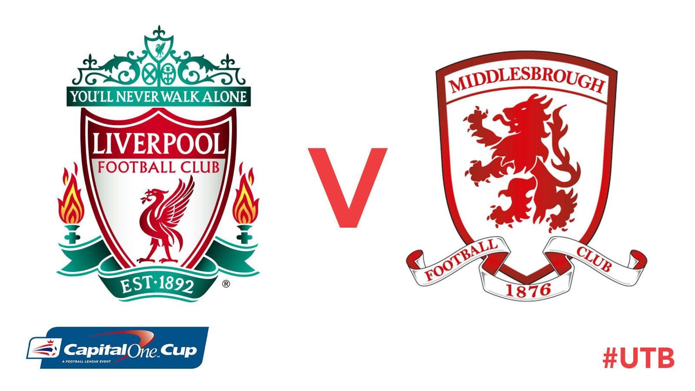 Liverpool Logo - Ticket information for Middlesbrough's Capital One Cup tie at